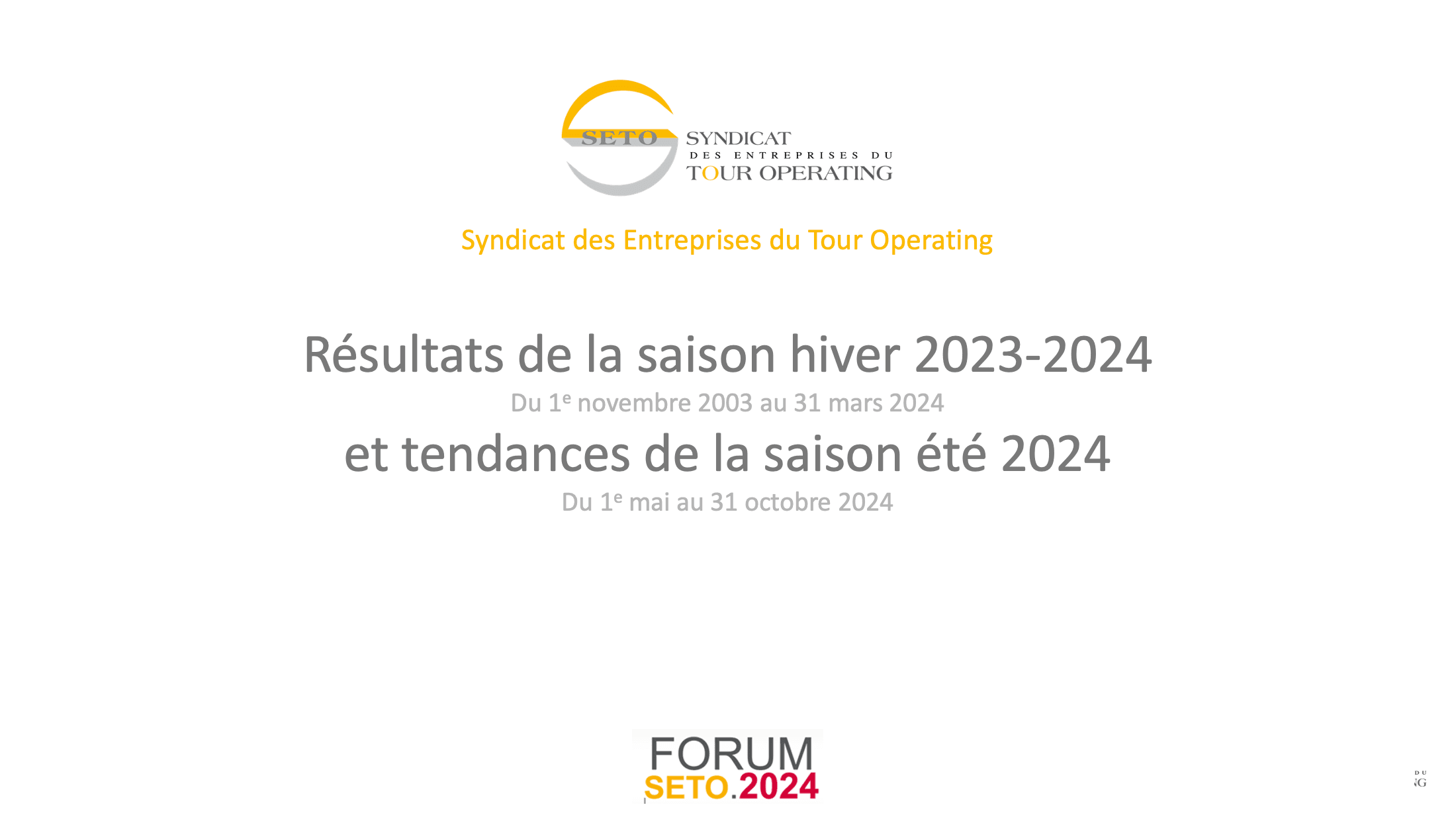 Actualités de la saison hiver 2023 -2024 et tendances de la saison été 2024